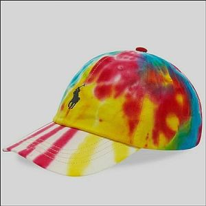 POLO RALPH LAUREN TIE DYE BASEBALL CAP